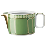 Signum Fern Porcelain Teapot, 25 oz. by Swarovski x Rosenthal Coffee Servers & Tea Pots Rosenthal 