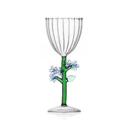 Ichendorf Milano Botanica Optical Stemmed Wine Glass, 9.5 oz. Light Blue