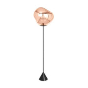 Melt Copper Cone Slim LED Floor Lamp, 71" H by Tom Dixon Lighting Tom Dixon 