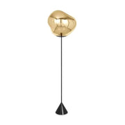 Melt Gold Cone Slim LED Floor Lamp, 71" H by Tom Dixon Lighting Tom Dixon 