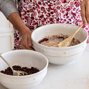 Whitewash Berry and Thread Nesting Prep Bowls, set of 4 by Juliska