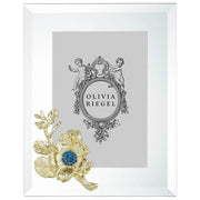 Gold Botanica with Capri Crystals Photo Frame by Olivia Riegel