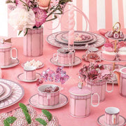 Signum Rose Pink Porcelain Salad / Dessert Plate, 9" by Swarovski x Rosenthal Plate Rosenthal 