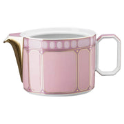 Signum Rose Porcelain Teapot, 25 oz. by Swarovski x Rosenthal Coffee Servers & Tea Pots Rosenthal 