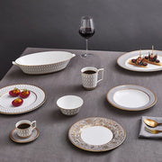 Renaissance Grey 14" Bone China Oval Platter by Wedgwood Plate Wedgwood 