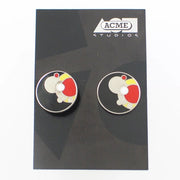 Vintage Imperial Black Cufflinks by Frank Lloyd Wright for Acme Studio FINAL STOCK