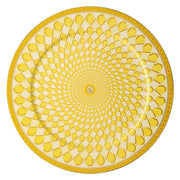 Signum Jonquil Yellow Porcelain Charger, 13" by Swarovski x Rosenthal Plate Rosenthal 