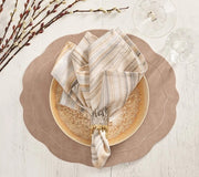 Tailored Placemats in Neutral Tones, Set of 4 by Kim Seybert