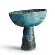 Terra Porcelain Bowl on Stand, Bronze by L'Objet Decorative Bowls L'Objet Small 7.75" H 