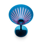 Prism Blue Martini Glasses, Set of 4 by L'Objet