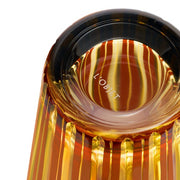 Prism Cocktail Set, Shaker & Martini Glasses, Amber by L'Objet