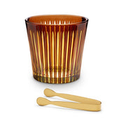 Prism Ice Bucket & Tongs, Amber by L'Objet