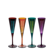 Prism Champagne Flutes, Set of 4 by L'Objet