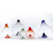 Water Drop Art Glass Jug or Vase by Esque Studio Vases, Bowls, & Objects Esque Studio 9" Smoke 