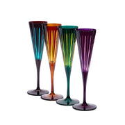 Prism Champagne Flutes, Set of 4 by L'Objet