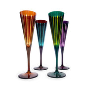 Prism Champagne Flutes, Set of 4 by L'Objet