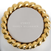 Corde Ice Bucket & Tongs by Jessica McCormack for L'Objet