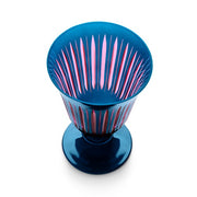 Prism Blue Wine Glasses, Set of 4 by L'Objet