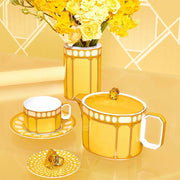 Signum Jonquil Porcelain Tea Cup & Saucer by Swarovski x Rosenthal Tea Cup Rosenthal 