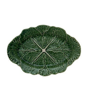Cabbage Oval Platter, 17" by Bordallo Pinheiro Serving Tray Bordallo Pinheiro Green 