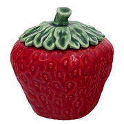 Strawberries Small Jar or Tureen, 15 oz. by Bordallo Pinheiro Tureen Bordallo Pinheiro 