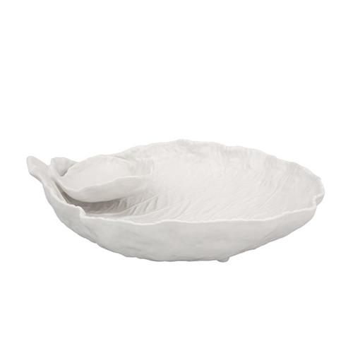 Cabbage Chip and Dip Bowl by Bordallo Pinheiro Amusespot Unique