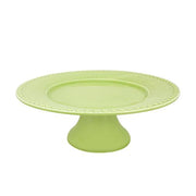 Fantasy Cake Stand, 11" by Bordallo Pinheiro Cake Plate Bordallo Pinheiro Bright Green 