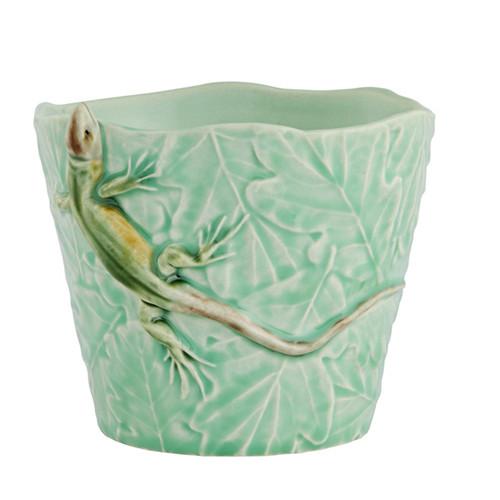Garden of Insects Lizard Planter Pot by Bordallo Pinheiro - Amusespot ...