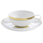 Domo Gold Tea Cup & Saucer by Vista Alegre Coffee & Tea Vista Alegre 