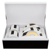 Sol y Sombra Demitasse Coffee Cup & Saucer by Christian Lacroix for Vista Alegre Dinnerware Vista Alegre Boxed Set of 2 
