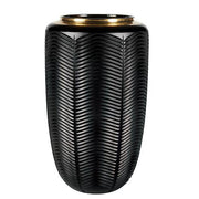 Jet Black Vase by Vista Alegre Vases, Bowls, & Objects Vista Alegre Large 