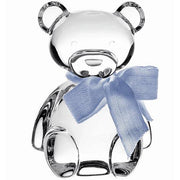 Teddy Bear Glass Sculpture by Vista Alegre Vases, Bowls, & Objects Vista Alegre Blue 