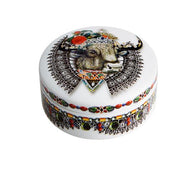 Love Who You Want Monseigneur Bull Round Box by Christian Lacroix for Vista Alegre Jewelry & Trinket Boxes Vista Alegre 