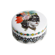 Love Who You Want Mamzelle Scarlet Round Box by Christian Lacroix for Vista Alegre Jewelry & Trinket Boxes Vista Alegre 