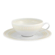 Ivory Tea Cup and Saucer by Vista Alegre Dinnerware Vista Alegre 
