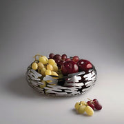 Bark Round Fruit or Bread Basket, 8.25" by Alessi Fruit Bowl Alessi 