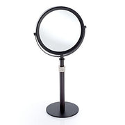 Club SP 13/V Cosmetic Mirror by Decor Walther Mirror Decor Walther Matte Black / Chrome 
