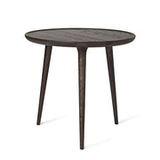 Accent Table, 23.6" by Space Copenhagen for Mater Furniture Mater Sirka Grey Stain Lacquered Oak 