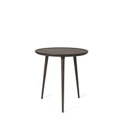 Accent Cafe Table, 27.5" by Space Copenhagen for Mater Furniture Mater Sirka Grey Stain Lacquered Oak 