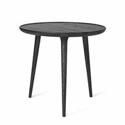 Accent Table, 23.6" by Space Copenhagen for Mater Furniture Mater Black Stain Oak 