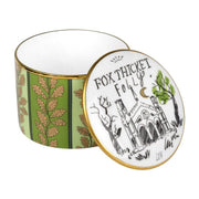 Fox Thicket Folly Porcelain Keepsake Box by Luke Edward Hall for Richard Ginori Jewelry & Trinket Boxes Richard Ginori 