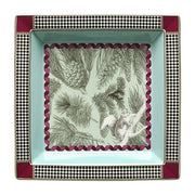 Totem Vide Poche Squared Plate, Squirrel, 9.5" by Richard Ginori Gifts Richard Ginori 