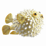 Blowfish Figurine, 2.4" by Nymphenburg Porcelain Dinnerware Nymphenburg Porcelain Yellow 