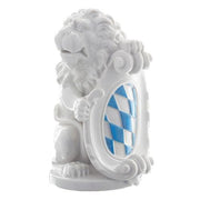 Bavarian Lion with Escutcheon, 6.7" by Nymphenburg Porcelain Nymphenburg Porcelain Left Arm Up 