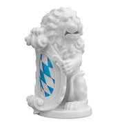 Bavarian Lion with Escutcheon, 6.7" by Nymphenburg Porcelain Nymphenburg Porcelain Right Arm Up 