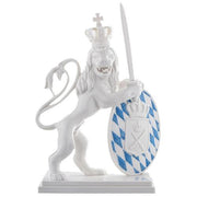 Bavarian King Lion on Pedestal, 8.7" by Nymphenburg Porcelain Nymphenburg Porcelain 