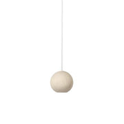Liuku Pendant Lamp, Ball, Natural, 4.7" by Maija Puoskari for Mater Lighting Mater Pendant Only 
