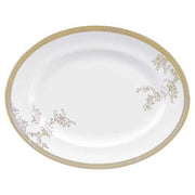 Vera Lace Gold Oval Platter, 13.75" by Vera Wang for Wedgwood Dinnerware Wedgwood 
