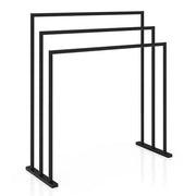 HT 9 Towel Stand, 3 Bars, 29.5" by Decor Walther Bathroom Decor Walther Black 