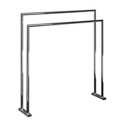 HT 5 Towel Stand, 2 Bars, 29.5" by Decor Walther Bathroom Decor Walther Chrome 